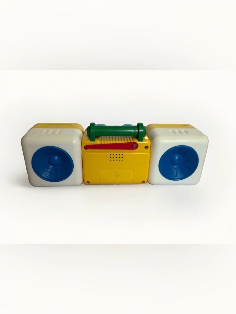 Vintage 1989 Playmates My Li'l Boom Box Musical Radio Toy Original Box Works